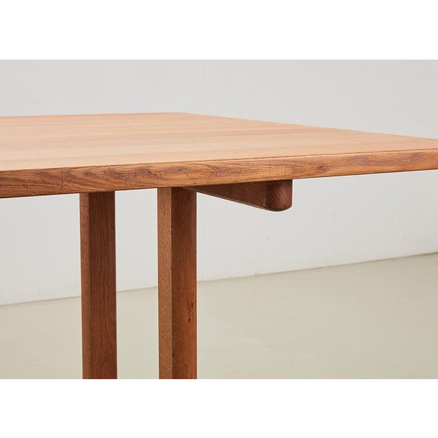 Wood Model 6288 Dining Table by Borge Mogensen for Fredericia, Denmark, 1962 For Sale - Image 7 of 9