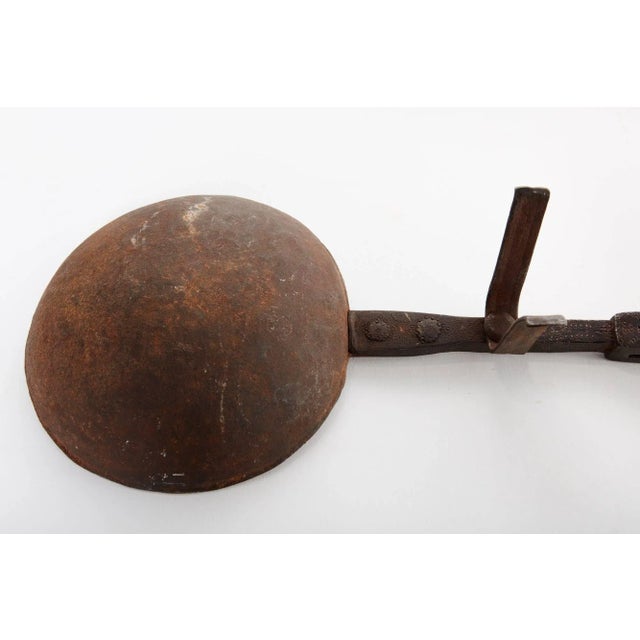 Metal Early 20th Century Iron Cooking Utencil From India For Sale - Image 7 of 11