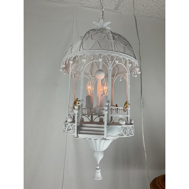 2010s Metal Monkey Gazebo Lantern For Sale - Image 5 of 9