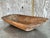 Farmhouse Vintage Boho Hand Carved Dough Bowl For Sale - Image 3 of 12