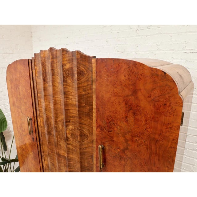 Early 20th Century Early 20th Century Art Deco Armoire For Sale - Image 5 of 12