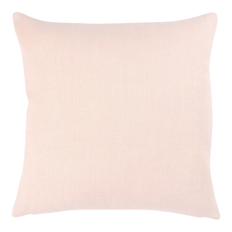 Schumacher Piet Performance Linen 20" Pillow In Rose Quartz