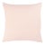 Schumacher Piet Performance Linen 20" Pillow In Rose Quartz For Sale