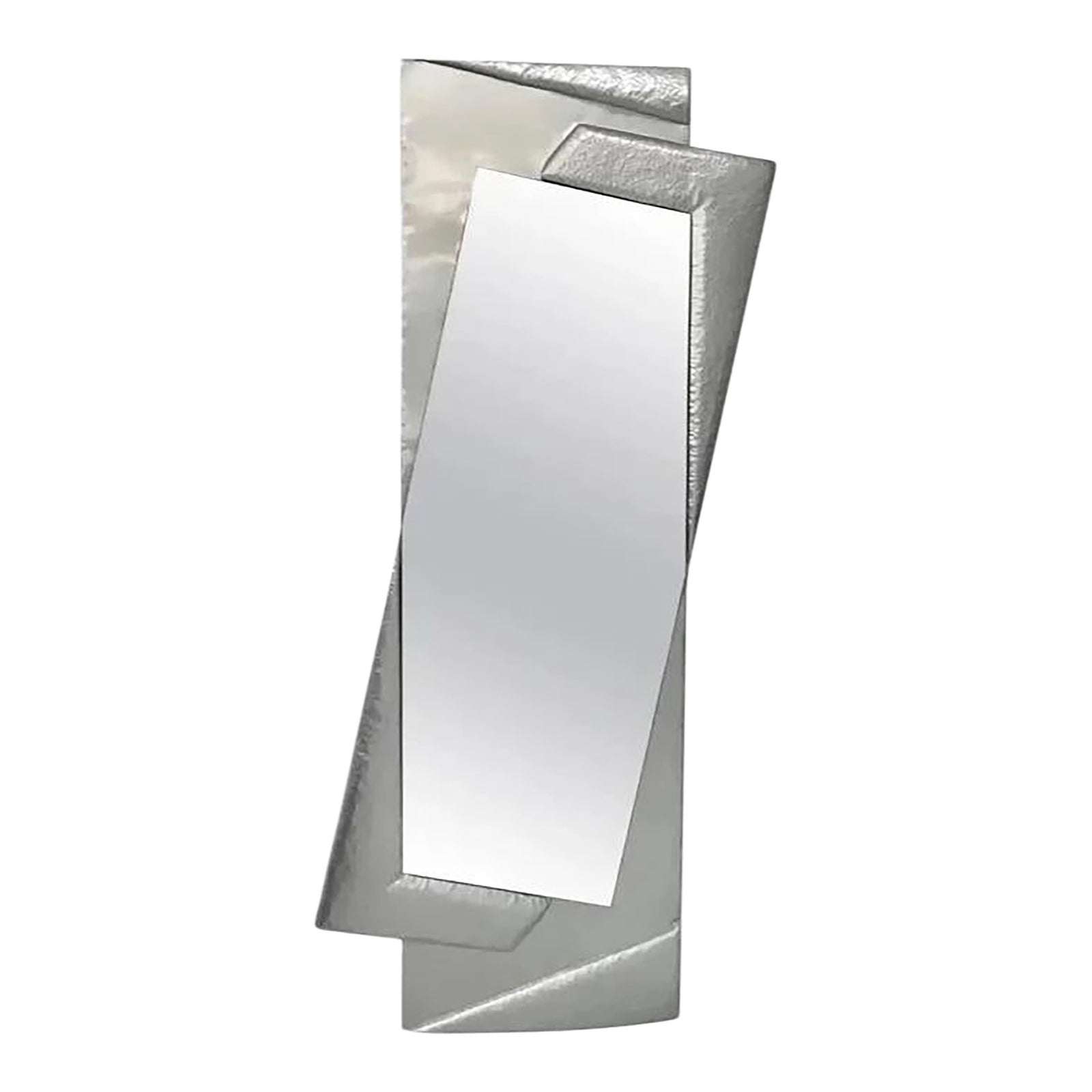 Mid-Century Modern /Postmodern Italian Metal Frame Full-Length Wall ...
