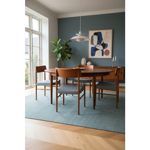 Danish Dining Chairs in Teak with Upholstered Seat, 1960s, Set of 4 For Sale - Image 10 of 15