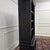 English Black Bookcase in Teak For Sale - Image 5 of 15