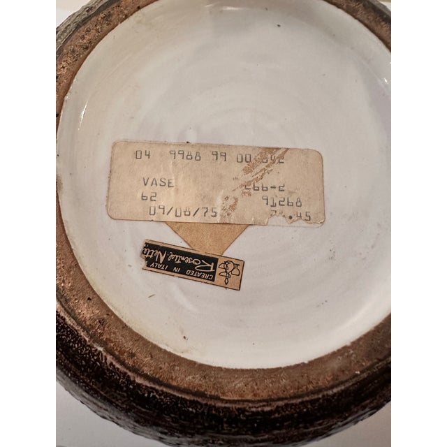Rosenthal-Netter Italian Ceramic Vase, 1970s For Sale - Image 11 of 12