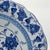 2020s Handmade Ceramic Iznik Decorative Platter (Scalloped Rim) Classic Blue and White For Sale - Image 5 of 8