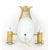 Vintage Lyre Design Paris Wall Lamps - Toler Wall Lamps by Brunschwig & Fils - a Pair For Sale In New York - Image 6 of 7