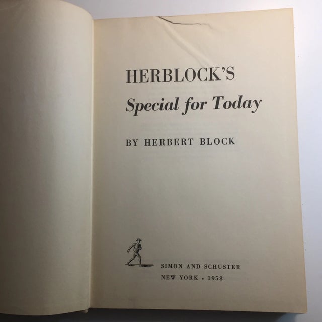 Mid-Century Modern "Herblock's Special for Today" Book For Sale - Image 3 of 11