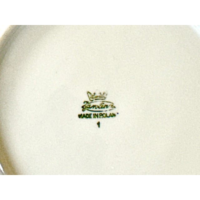White Vintage Polish China Bowls, Favolina - Set of 6 For Sale - Image 8 of 9