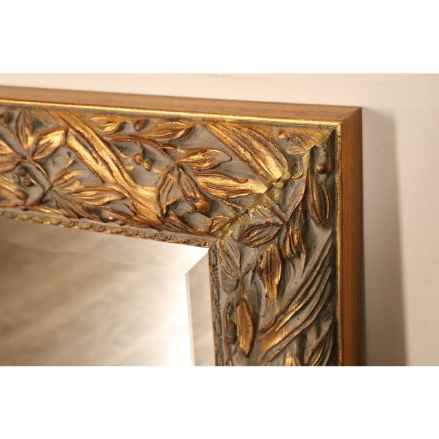 Late 20th Century LaBarge Italian Giltwood Carved Wall Mirror For Sale - Image 15 of 18