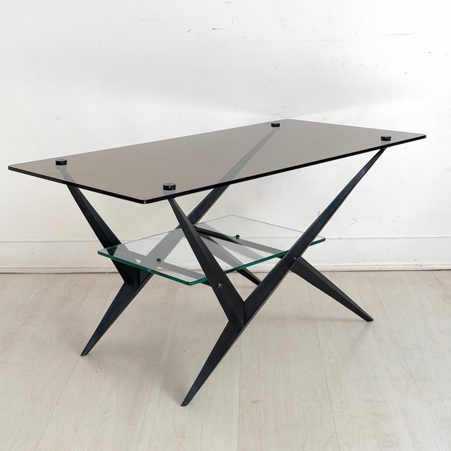 Vintage Table in Metal by Angelo Ostuni, 1950s For Sale - Image 12 of 12