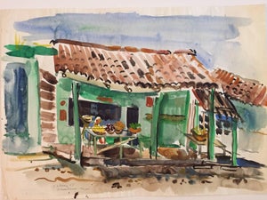 Katherine Librowicz, Mexican House with Porch, 1965