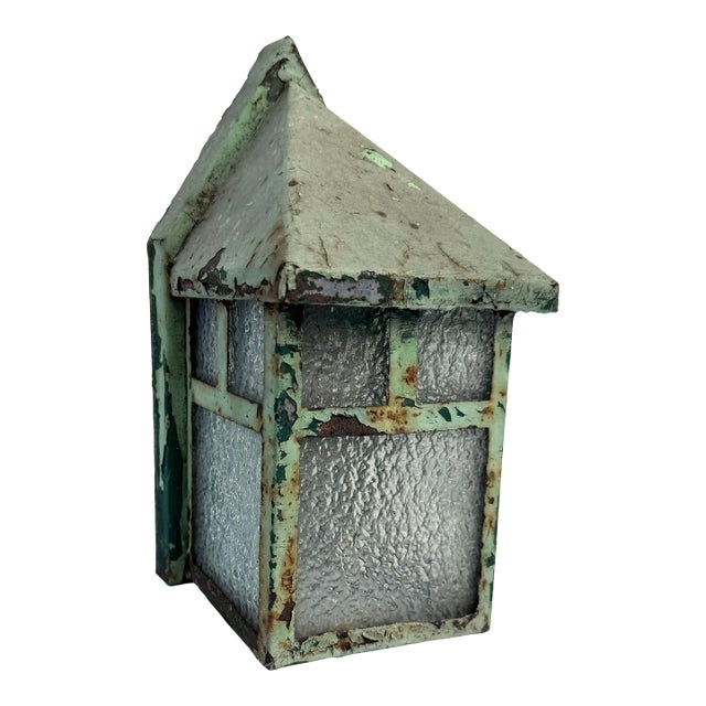 Antique Craftsman Outdoor Light/Lantern For Sale