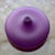 Nick Kekic Signed Purple Squat Bud Vase – Studio Art Glass, Vintage For Sale - Image 4 of 6