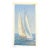 Sailboat Racing Nautical Yacht Scene – Original Vertical Painting by Tailroy, Unstretched (12.5" X 25") For Sale