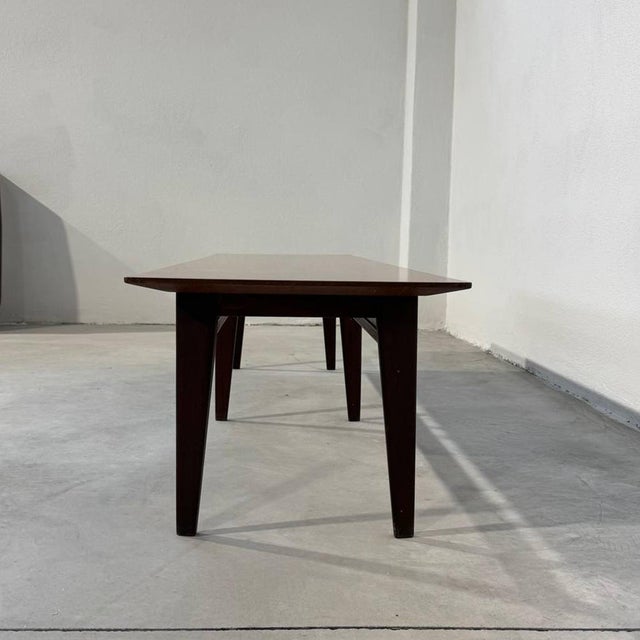 Mid-Century Modern Wooden Bench by Vittorio Dassi, 1950s For Sale - Image 3 of 8