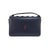 Early 21st Century Christian Louboutin Paloma Navy Leather Spike Gold Hardware Crossbody Clutch Bag For Sale - Image 5 of 12