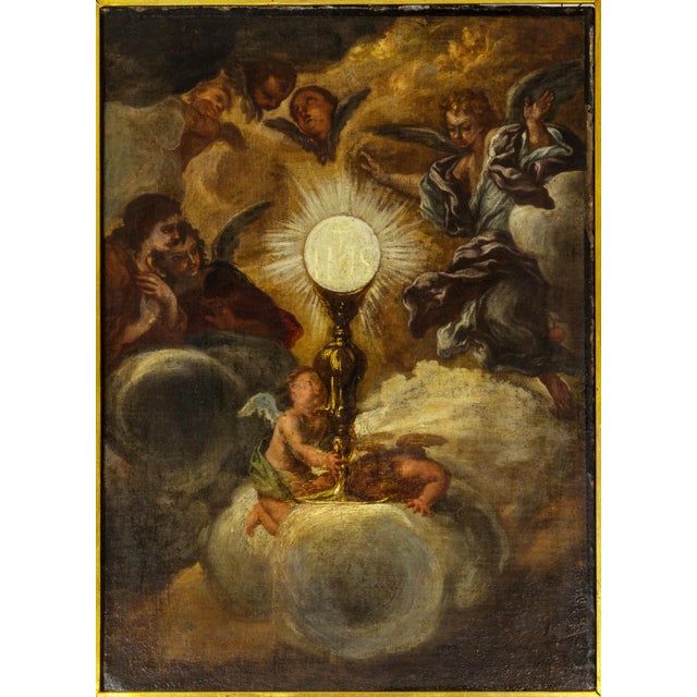 Giovanni Battista Gaulli, Jesus, 1800s, Oil on Canvas, Framed For Sale - Image 10 of 13