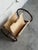 1970s Beige Rattan Magazine Rack With Canvas Holder Mid-Century Modern 1970s For Sale - Image 5 of 10