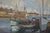 Boulard, Tuna Boats at Quayside, Oil on Panel, Mid-20th Century For Sale - Image 7 of 14