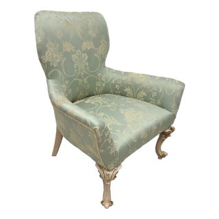 Vintage Lounge Chair in Fabric, 1960 For Sale