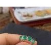 Natural Zambian emerald ring 3 Carats and 0.42 cents in 14k gold For Sale - Image 16 of 18