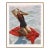 Toni Frissell 'Girl on the Beach' Archival Pigment Print Framed in Brown For Sale