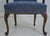 Blue Ethan Allen Mahogany Queen Anne Open Armchair For Sale - Image 8 of 12