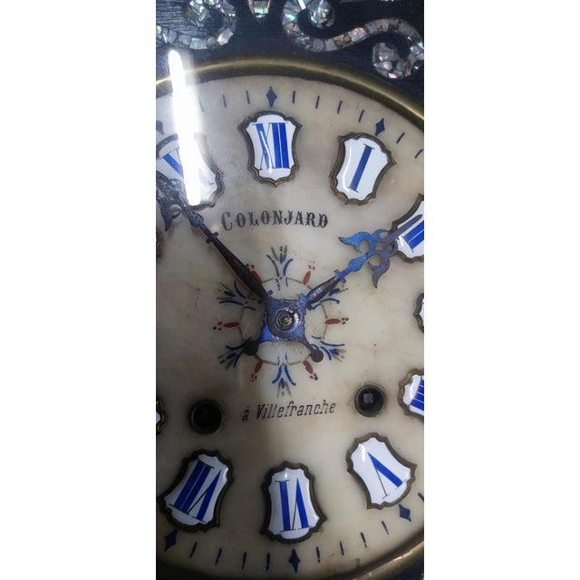 Vintage Wall Clock in Wood For Sale - Image 17 of 18
