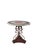 Wood French Garden Table with Painted Top and Iron and Wood Base, 1900s For Sale - Image 7 of 7