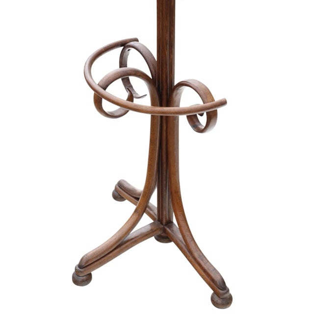 Large Antique Bentwood Coat and Hat Stand, 1890s For Sale - Image 3 of 7