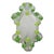Glass Venetian Oval Green Floral Hand-Carved Mirror by Simoeng For Sale - Image 7 of 7