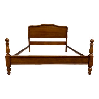 Vintage Dixie Furniture Full Size French Provincial Country French Style Bed For Sale