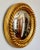 Gold Large Giltwood Convex Mirror Twisted Rope Design 18.25" For Sale - Image 8 of 12