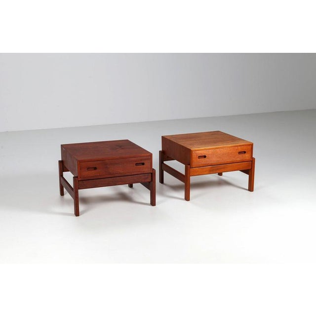 Wood Side Table in Teak by Illum Wikkelsø, 1960 For Sale - Image 7 of 12