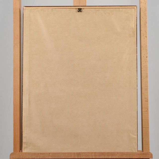 1970s Framed Artwork in Chiselled Embossed Brass by Pericle Fazzini, 1970s For Sale - Image 5 of 6