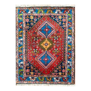Vintage Persian Yallameh Rug For Sale
