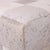 2020s Handmade Brindle Cowhide Leather Cube Ottoman Pouf 18x18x18 in Natural For Sale - Image 5 of 13
