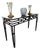 Vintage Custom Iron and Granite Console Table For Sale