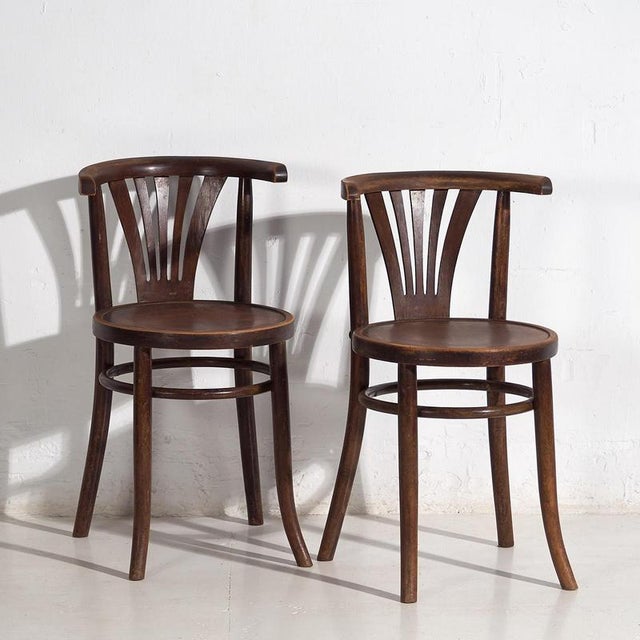 Chairs with Armrests from Thonet, 1920s, Set of 2 For Sale - Image 11 of 11
