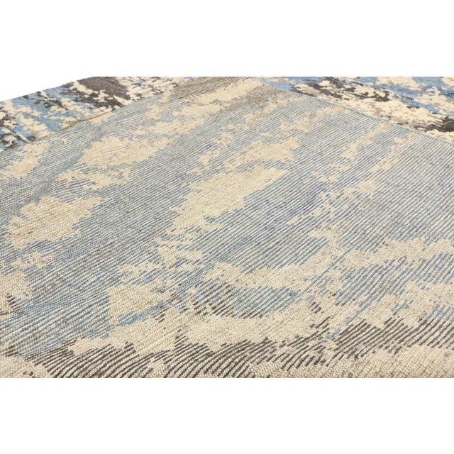 Early 21st Century Moroccan Style Area Rug Inspired by Willem De Kooning - 10'04 X 13'05 For Sale - Image 5 of 8