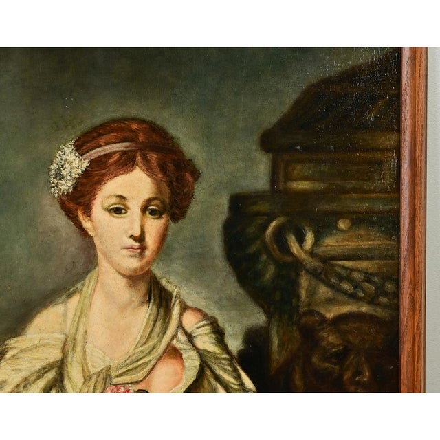 Framed Portrait of a Lady, Signed by the Artist For Sale - Image 4 of 6
