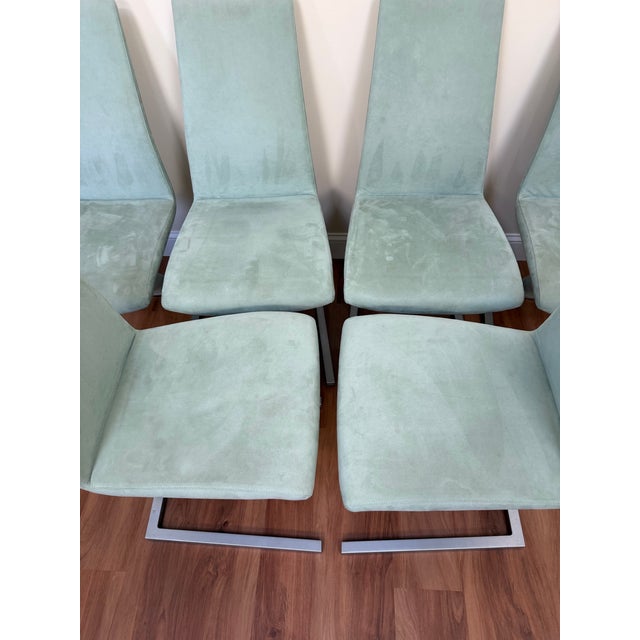 Rolf Benz 7800 Cantilever Dining Chairs Set For Sale In New York - Image 6 of 11