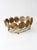Mid 20th Century Mid-Century Brass Plated Wire Spiral Fruit Basket For Sale - Image 5 of 12