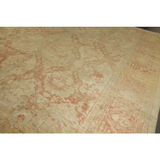 Textile Late 19th Century Zabihi Collection Lage Square Ziegler Sultanabad Rug - 13'5" x 14'8" For Sale - Image 7 of 12