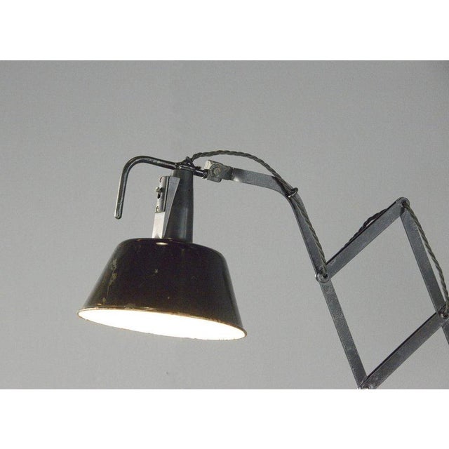Modernist Scissor Lamp by Wilhelm Bader, 1930s For Sale - Image 4 of 14