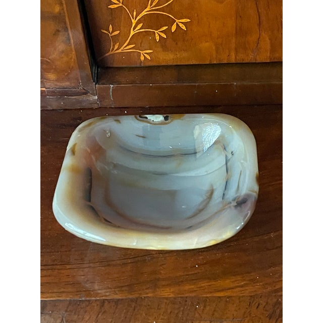 Antique Agate Trinket Bowl For Sale - Image 4 of 4