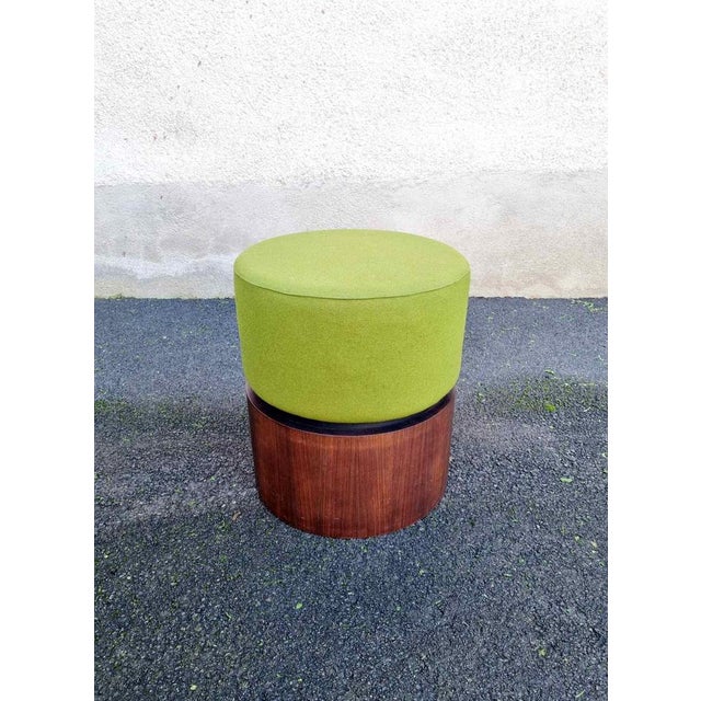 Mid-Century Modern Mid-Century Modern Wooden Ottoman, Italy, 1960s For Sale - Image 3 of 12